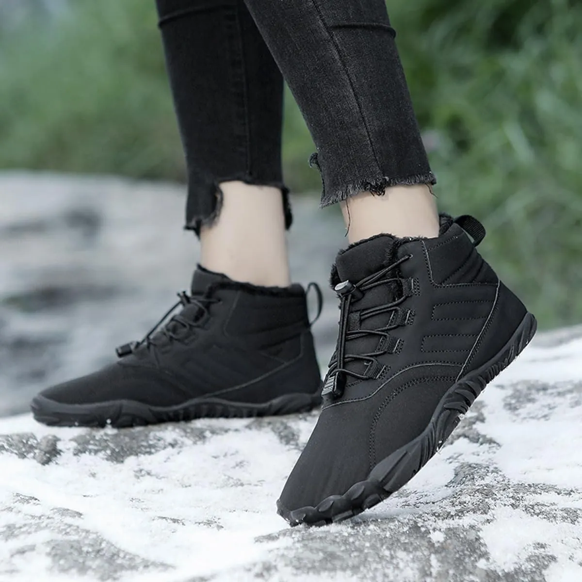 Hiking Shoes Mens Waterproof Mountain Trekking Shoes Women Walking Shoes Outdoor Winter Boots Snow Boots