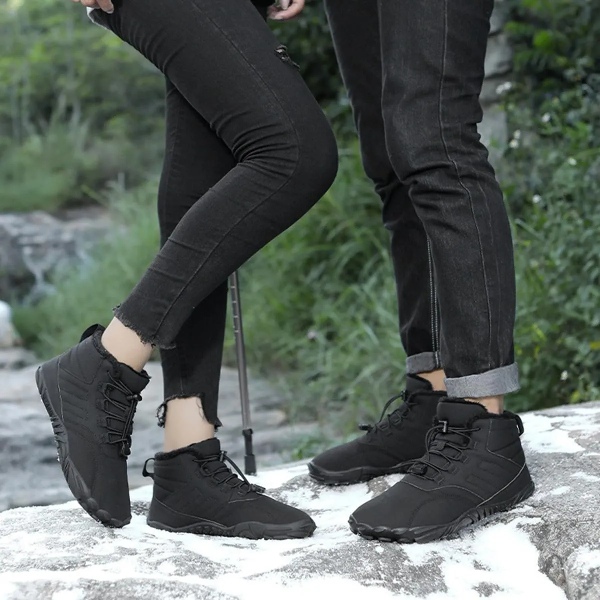 Hiking Shoes Mens Waterproof Mountain Trekking Shoes Women Walking Shoes Outdoor Winter Boots Snow Boots
