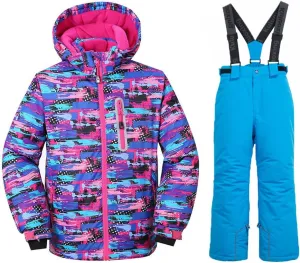 HOTIAN Boys Ski Jacket Snow Jacket Pants Suits Windproof Waterproof Winter Coats