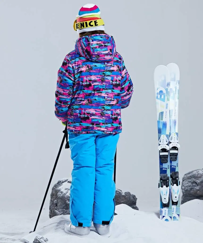 HOTIAN Boys Ski Jacket Snow Jacket Pants Suits Windproof Waterproof Winter Coats