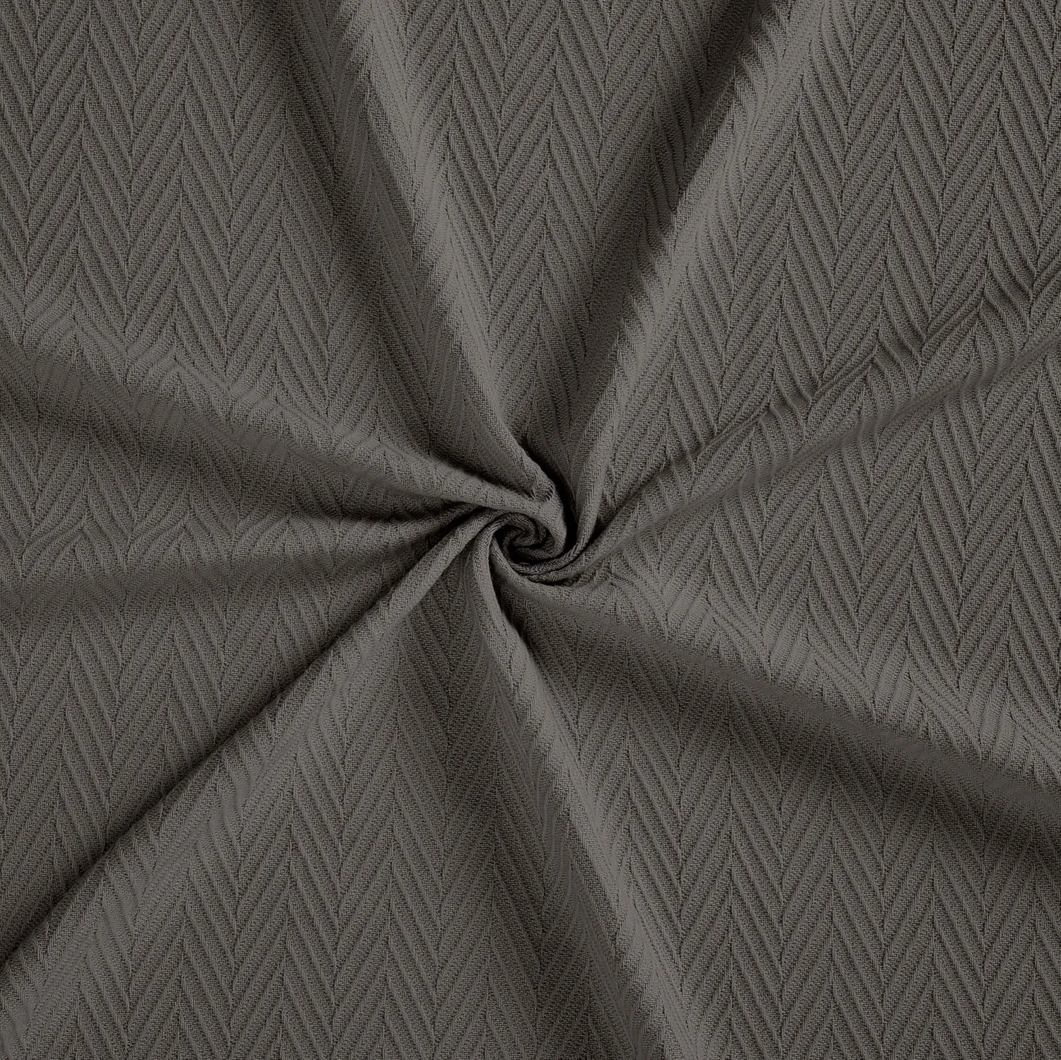 Hroo Collection Premium Thermal Blanket - Charcoal Woven Reversible Ultra-Soft and Warm Herringbone Blanket for Bed/Couch, King, 108" x 90" - 100% Cotton