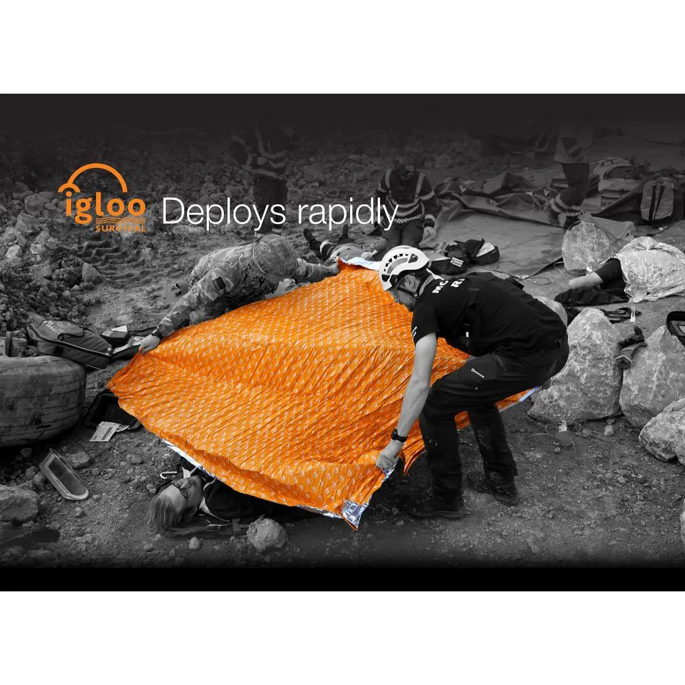 Igloo Pro Hypothermia Blanket - Baby - Emergency Orange
