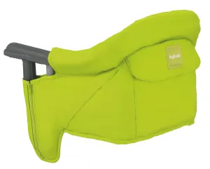 Inglesina Fast Table Chair, Lime Green - Portable Baby High Chair - For Babies & Toddlers 6-36 Months - Collapsible Design - Fits Tables 0.8'' to 3.5'' Thick, Compact Easy to Use - Travel Bag Included