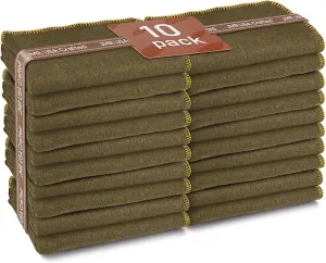 JMR Wool Camping Blanket - Warm Heavy Car Blanket & Camp Quilt - Survival Emergency Blanket Sleeping Outdoors - Multi-Use Wool Blanket Camping, Car & Home - 70% Wool, Olive Green, 62X84, Case of 10