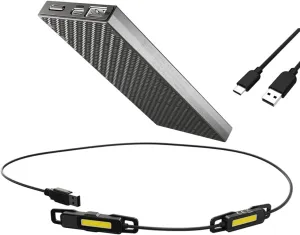 Jogging Compan : Nitecore UT05 Waist light 400 Lumens w/Lightweight Nitecore NB10000 10,0000mAh PowerCharger