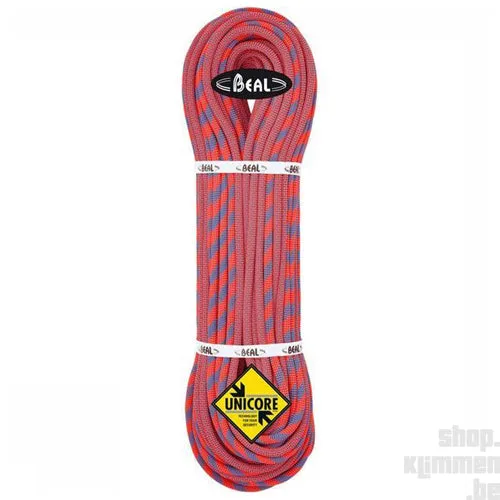 Joker (9.1mm, 100m) - unicore drycover, safe control, orange, climbing rope
