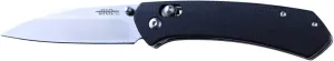 Joker JKR10012 Bearing Assisted Opening Knife, G10 / Carbon Fiber Handle in Black and 3.34 in. D2 Steel Blade, Overall Length 7.87 in. Tool for fishing, hunting, camping and hiking.