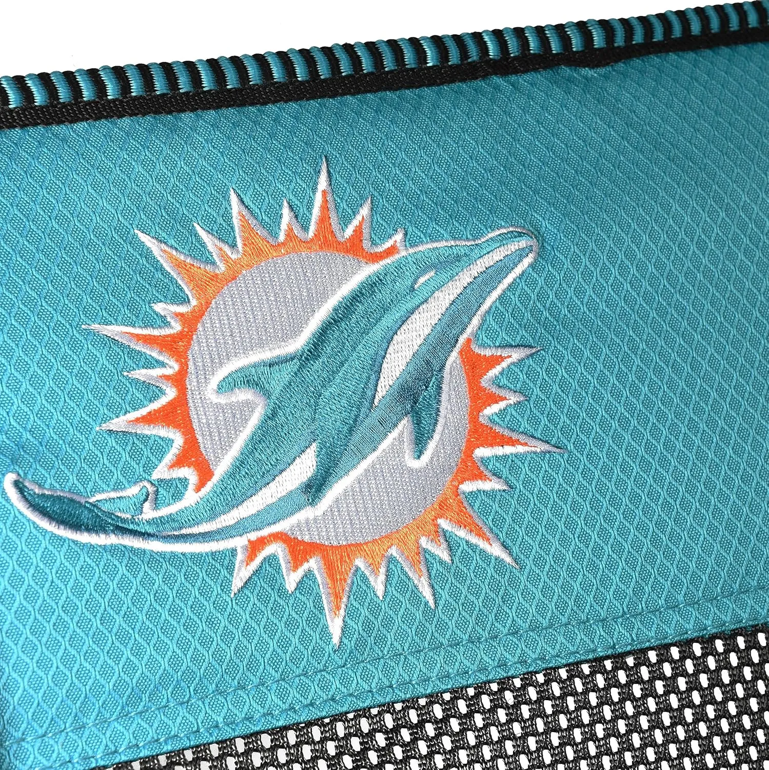 Kijaro Sports Fan Folding Chair, 26" L x 35.5" W x 37" H, Miami Dolphins