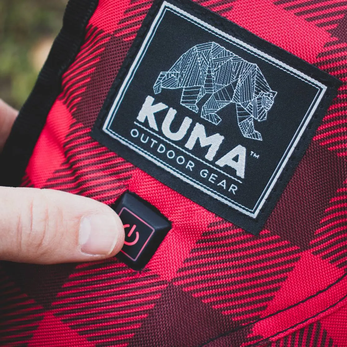 Kuma Buddy Heated Camping Chair – Stay Warm Outdoors for Two