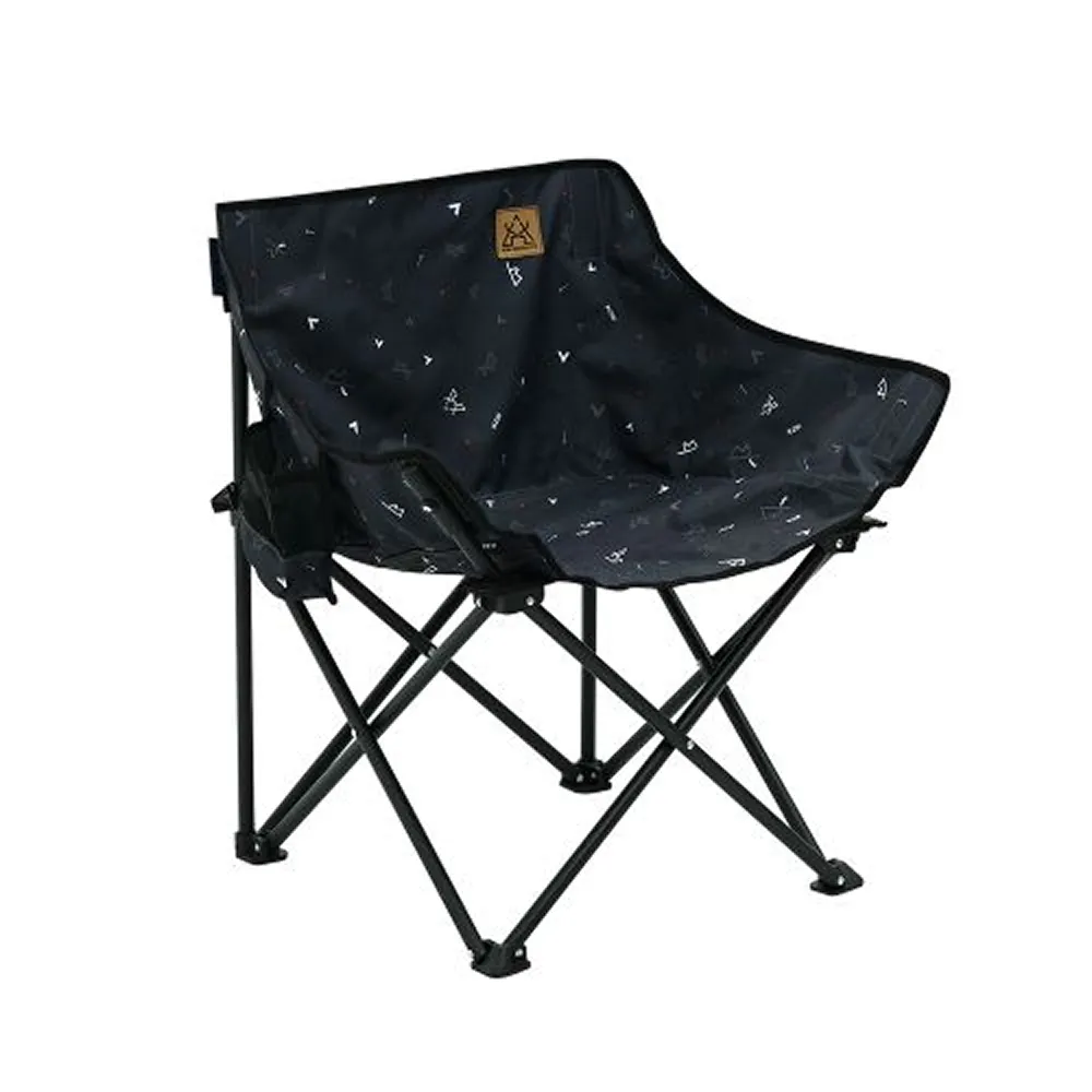 KZM Monogram Hygee Chair - Black