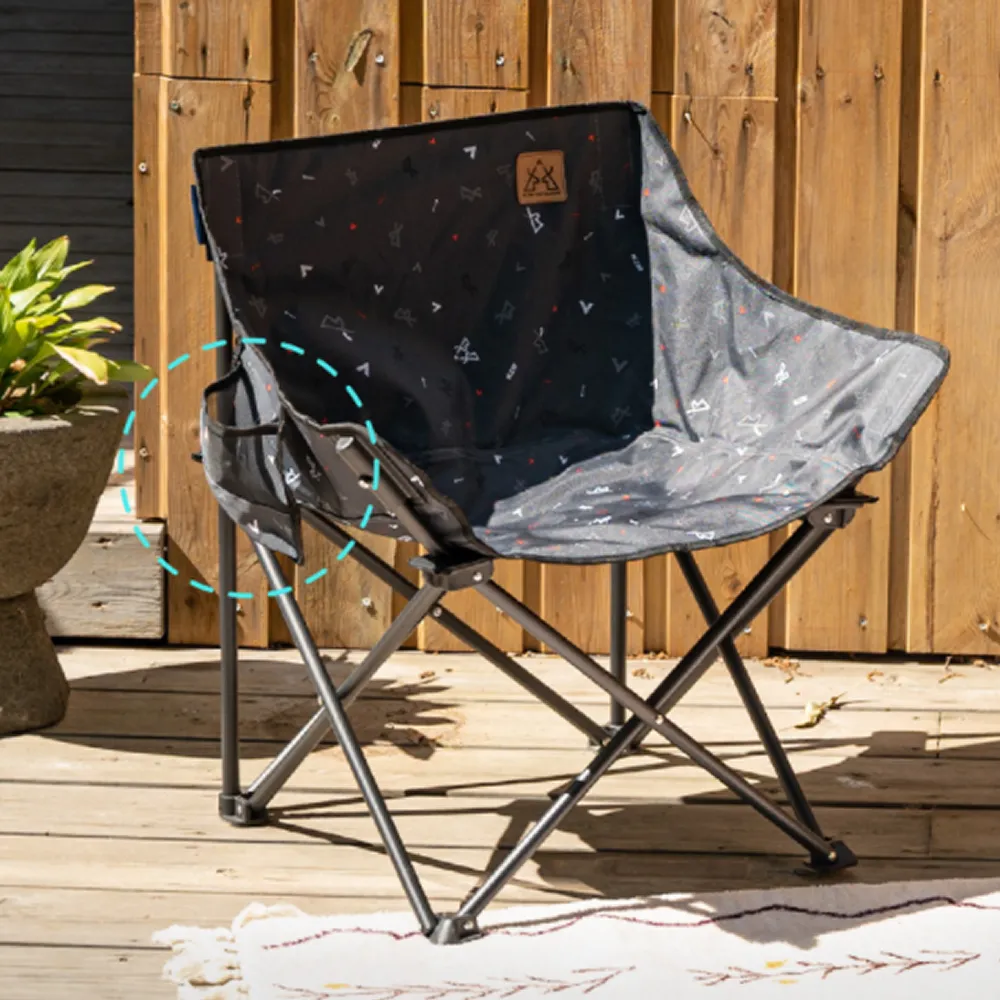 KZM Monogram Hygee Chair - Black