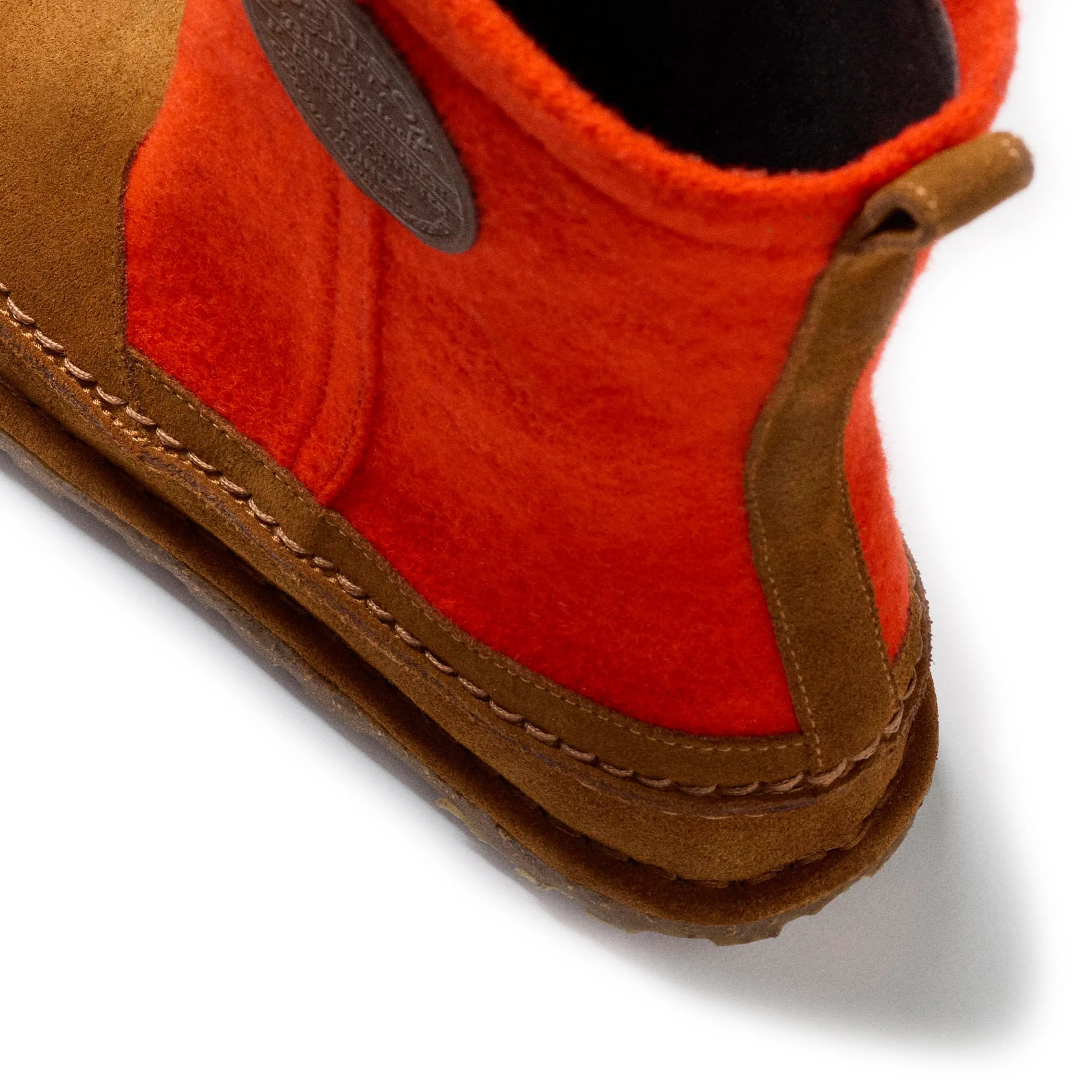 Lahti Mink/Flame Wool/Suede Leather
