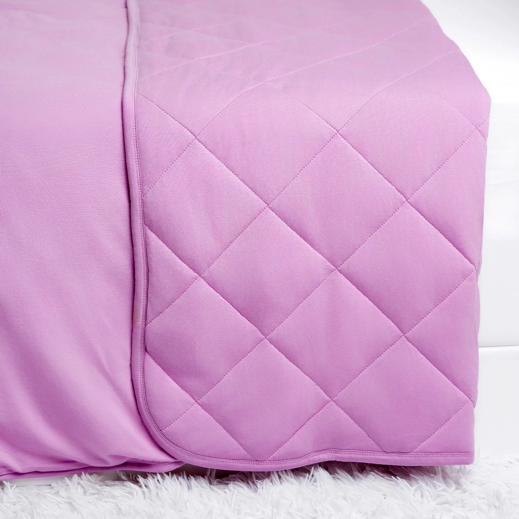 Lavender Haze Quilted Jumbo Blanket