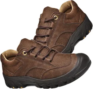 Leather Walking Shoes for Men Outdoor Hiking Trekking Shoes Casual Shoes Autumn Spring