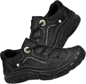 Leather Walking Shoes Men's Hiking Shoes Outdoor Trekking Camping Shoes Work Shoes