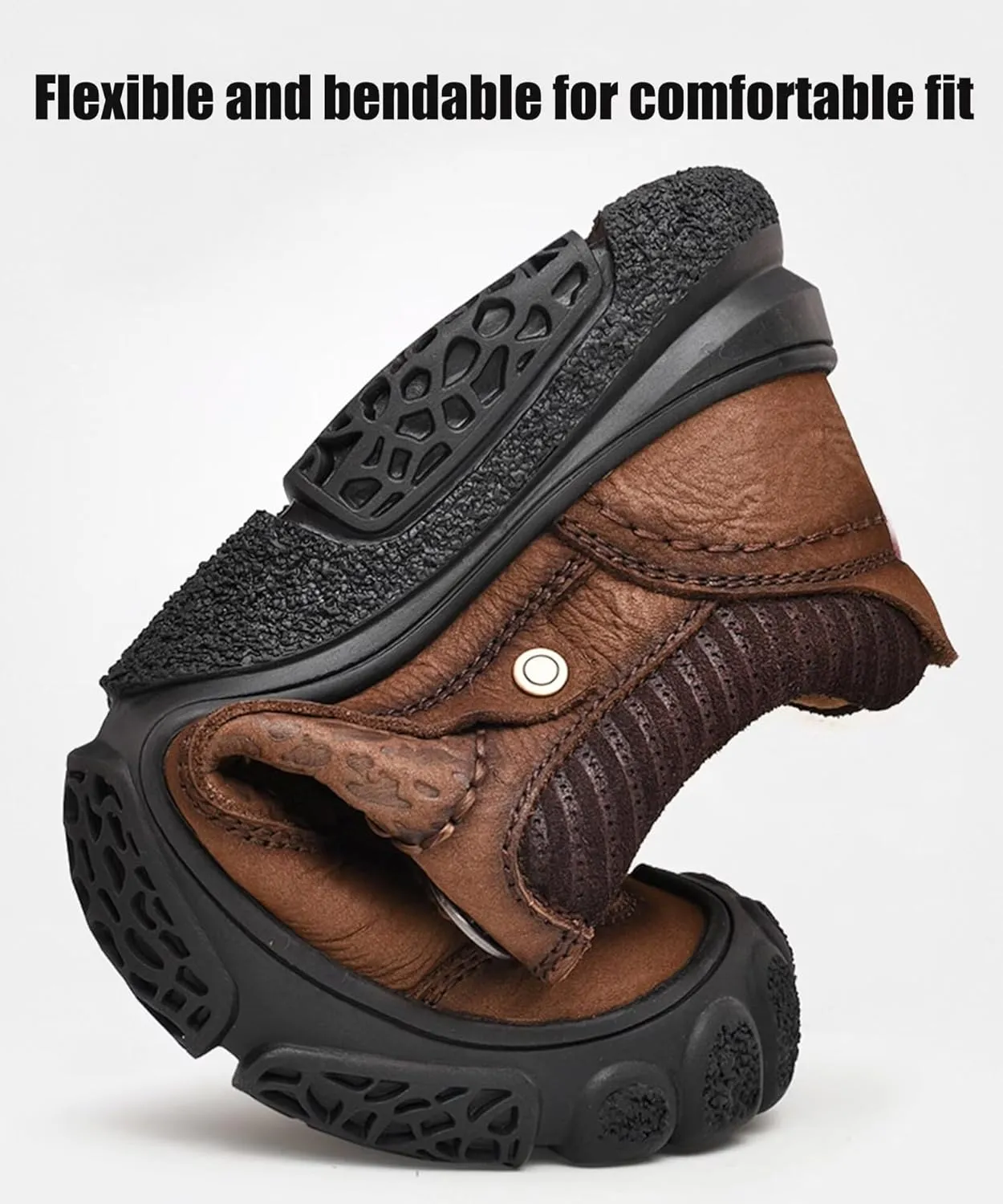 Leather Walking Shoes Men's Hiking Shoes Outdoor Trekking Camping Shoes Work Shoes