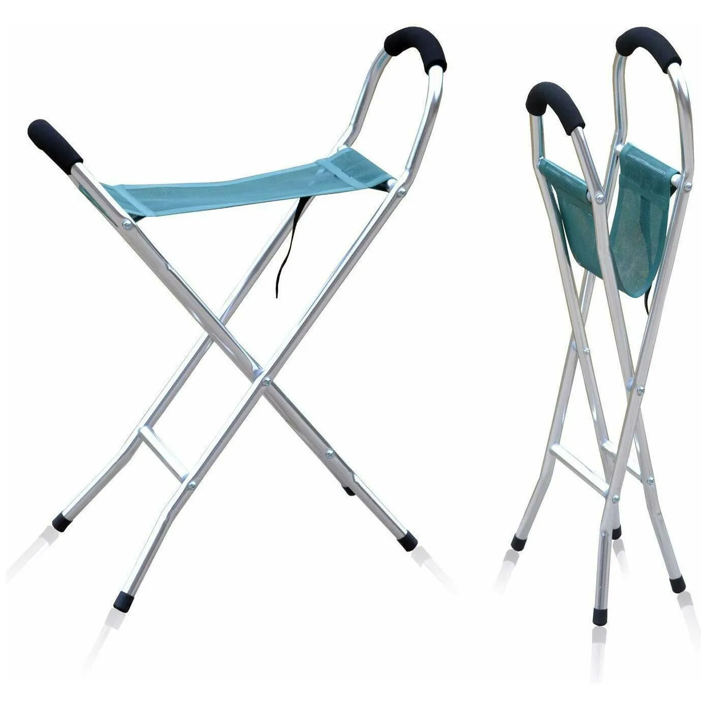 Leisurewize 2 in 1 Walking Stick and Folding Stool