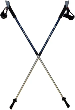 LEKI Nordic Walking Instructor Fully Adjustable Walking Pole 100-130cm Dark Blue