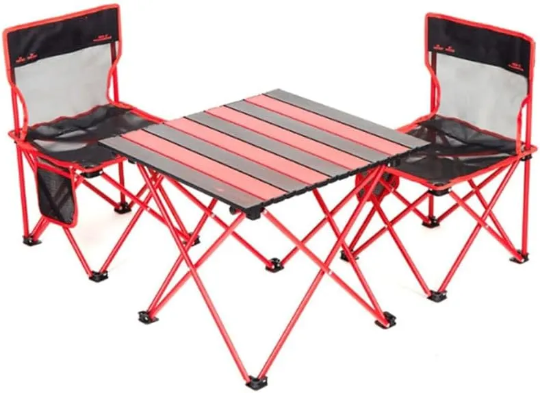 Lightweight Outdoor Camping and Chairs Breathable Lawn Chairs Picnic Portable Table for Outdoor Picnic Camping Beach