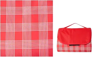 lilaBelle]【Portable Waterproof Picnic Mat 600D Oxford Camping Blanket with -Proof Layer, Thickened Outdoor Ground Cover for Hiking, Beach, Family Park Use, Fits 1-8 Adults (800g Lightweight)