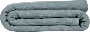 Linteum Textile Supply Thermal Blanket (Grey, Queen) Long Lasting and Durable Snag-Free Soft Blanket, Made from 100% Cotton Material for Home, Hospitals, 90x90 Inches