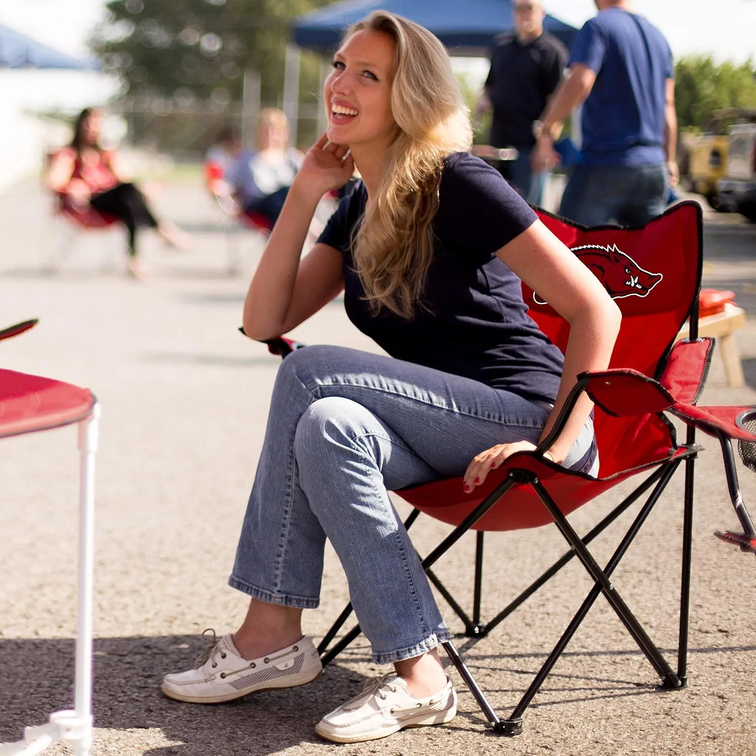 Logo Brands NCAA Unisex Quad Chair