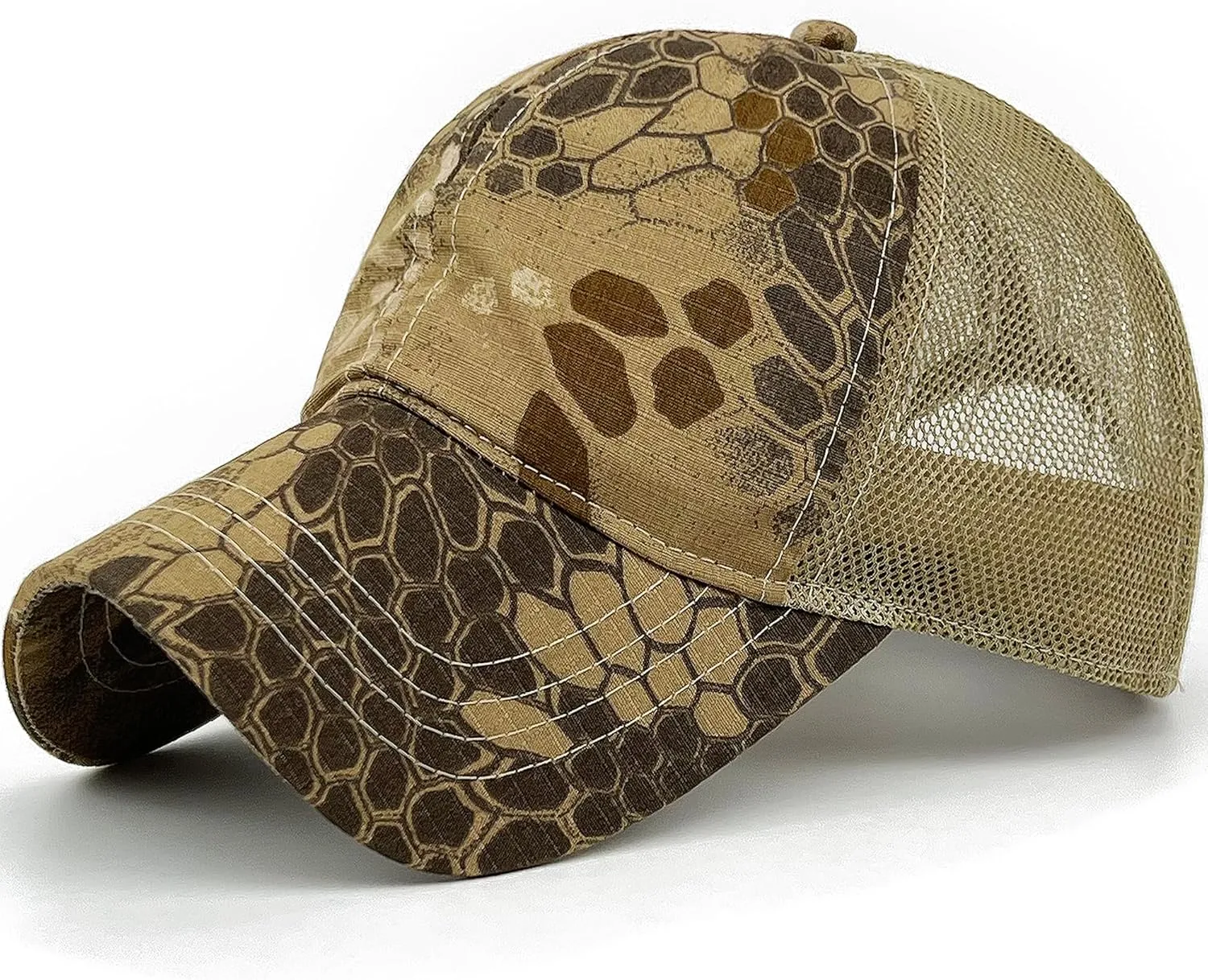 Loneshark Mens Tactical Camo Baseball Caps Womens Patriotic Operator Camouflage Baseball Hats