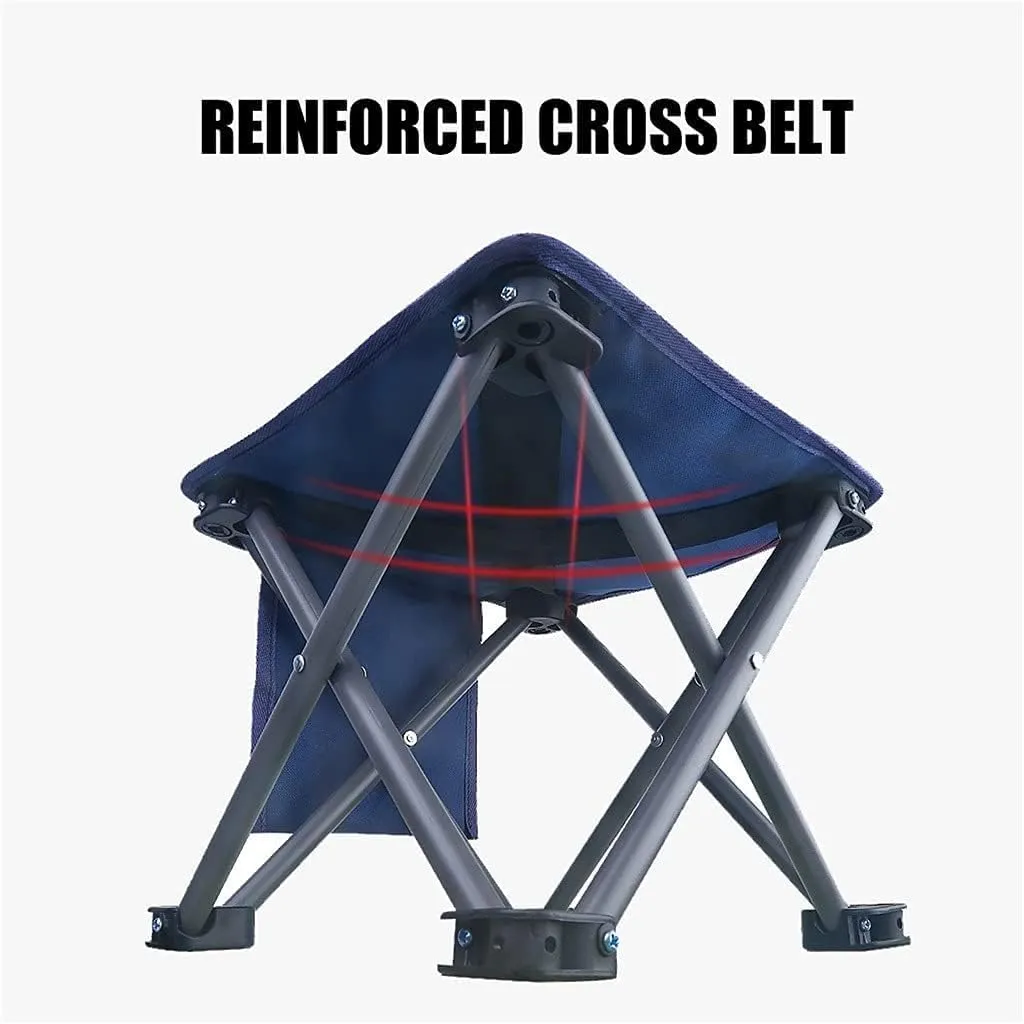 Lounge Deck Chair Ultralight Portable Mini Outdoor Chair Foldable Camping Stool Lightweight Fishing Chair for Hiking Picnic Gardening Beach Backpack with Carrying Bag-6