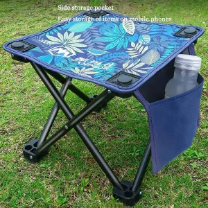 Lounge Deck Chair Ultralight Portable Mini Outdoor Chair Foldable Camping Stool Lightweight Fishing Chair for Hiking Picnic Gardening Beach Backpack with Carrying Bag-6