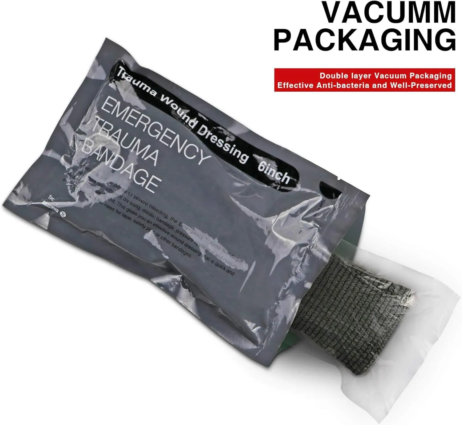 Medical Pack Bleeding Control Pack Includes Tourniquet kit, Israeli Bandage 6 Inch, Emergency Blanket, Trauma Shears, Sterile Gauze Pads, Perfect for Home, Car