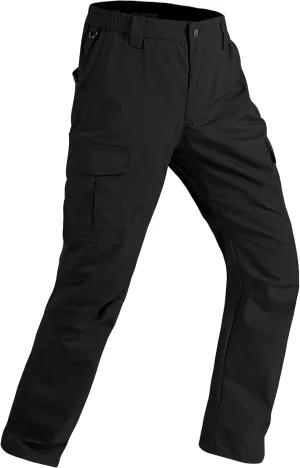 Mens Cargo Work Pants Ripstop Water Resistant Outdoor Tactical Utility Pants with 7 Pockets Hiking Construction Pants