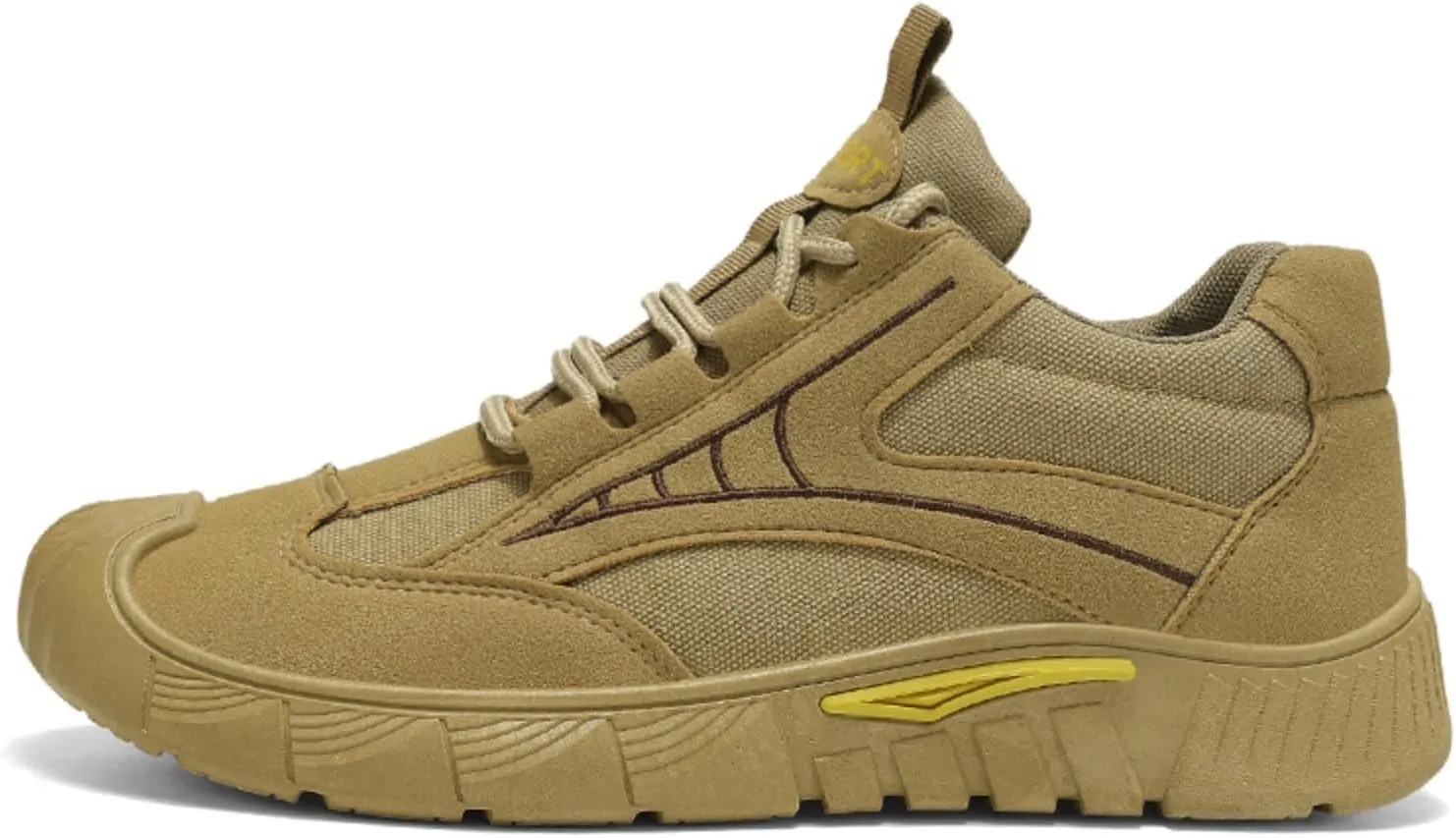 Men'S Hiking Work Boots - Outdoor Non-Slip Comfortable Durable Shoes For Mountain Trekking Casual Walking & Daily Wear With Cushioned Support
