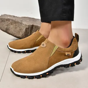 Men's Lightweight Breathable Sneakers: Comfortable and Durable Non-Slip Slip-on Casual Shoes for Hiking, Camping and Trekking
