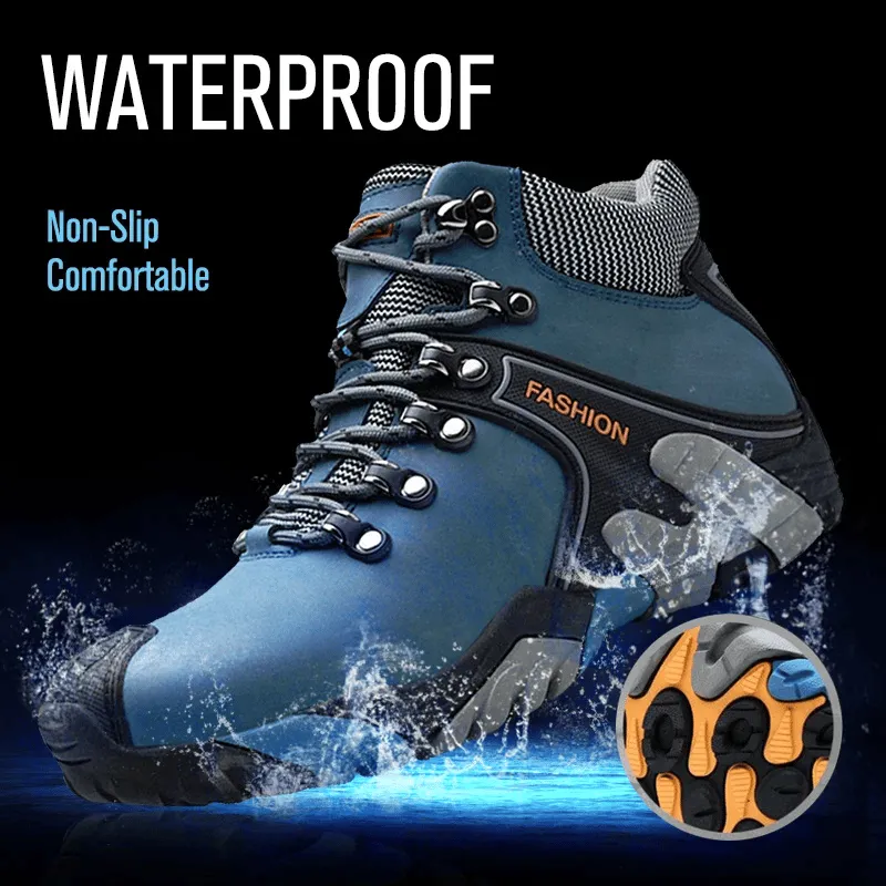 Men’s Outdoor Tactical Hiking Boots – Durable & Waterproof High-Top Shoes