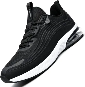 Mens Running Shoes Comfortable Walking Tennis Sneakers Lighweight Athletic Shoes for Sport Gym Jogging US 7-12