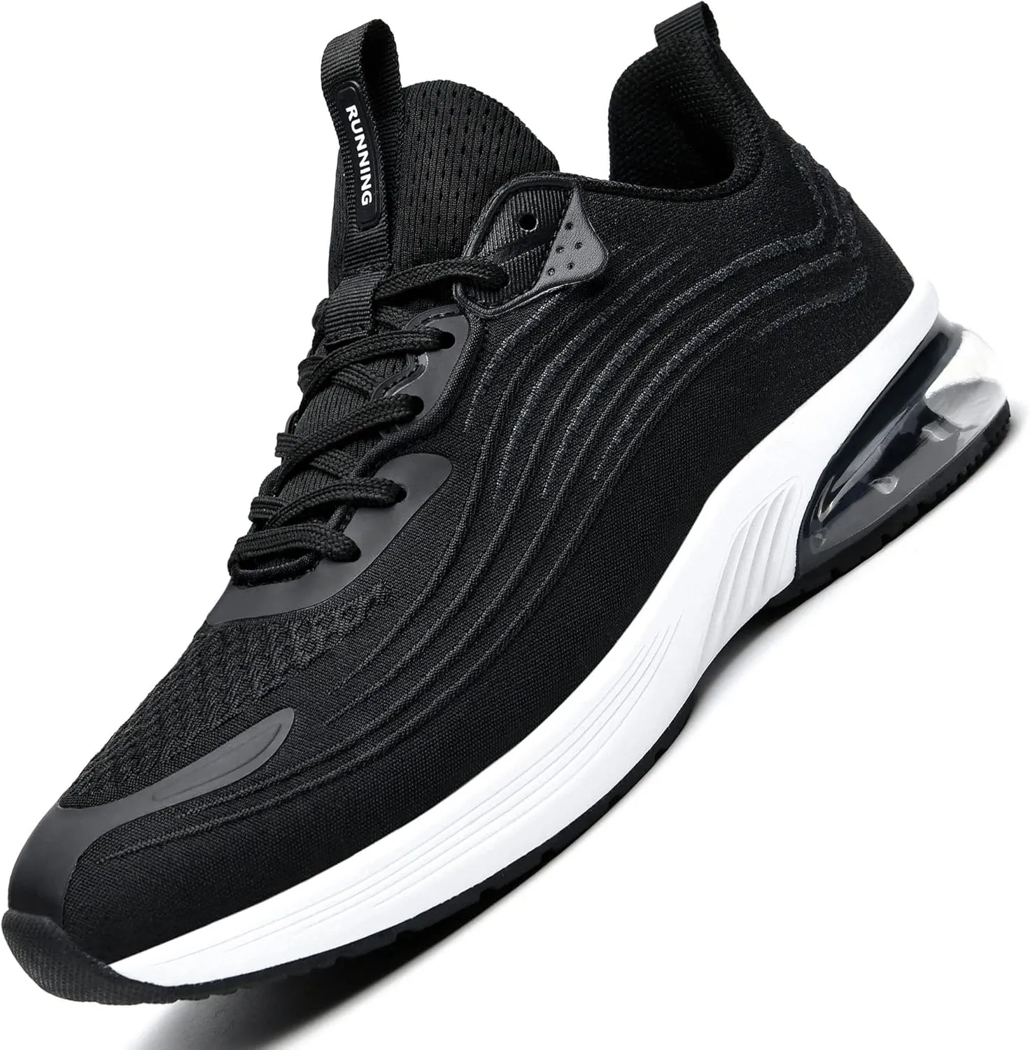 Mens Running Shoes Comfortable Walking Tennis Sneakers Lighweight Athletic Shoes for Sport Gym Jogging US 7-12