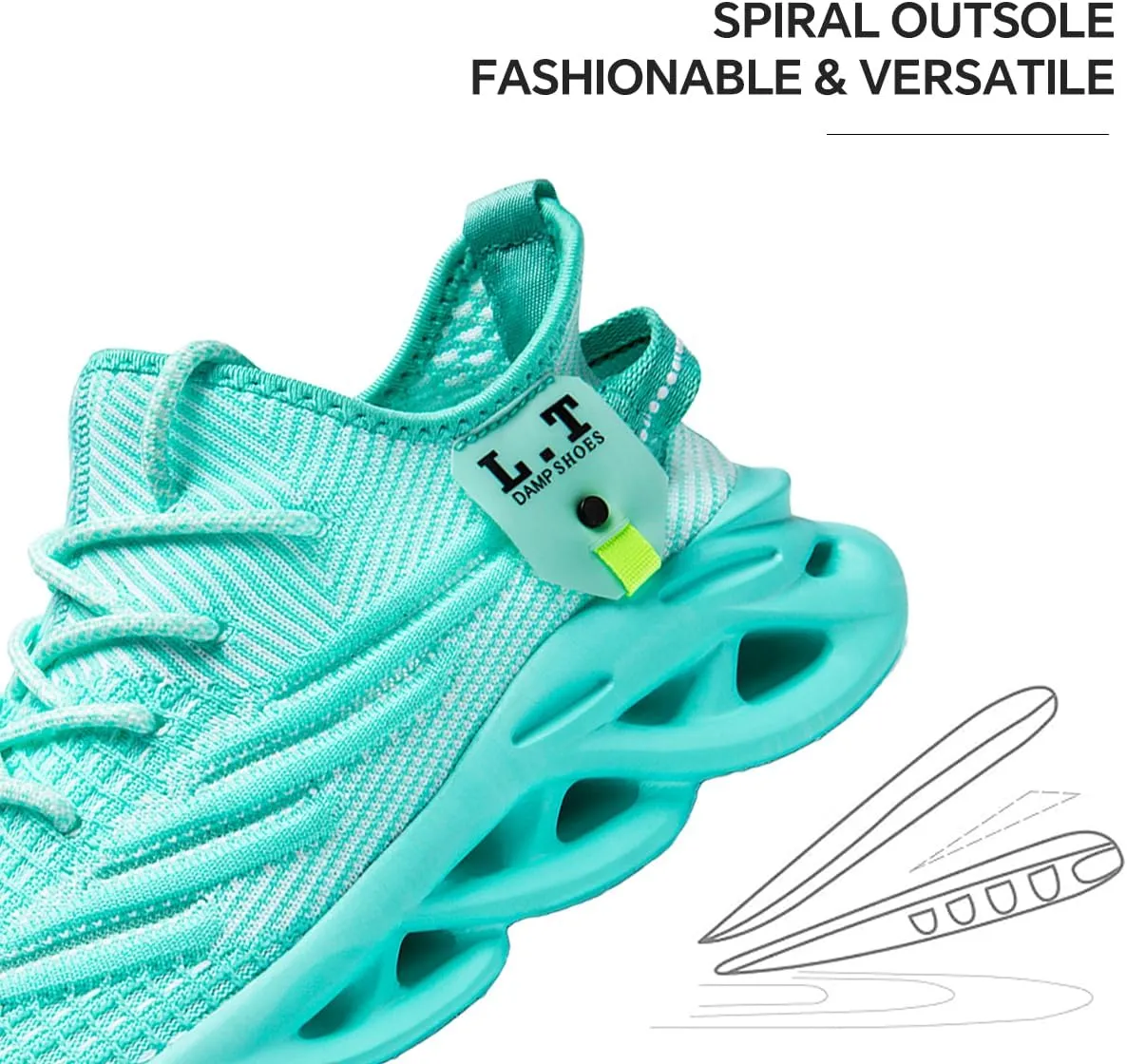 Mens Slip on Walking Running Shoes Non Slip Sneakers Work Sport Athletic Gym Sports Casual Fashion Lightweight Breathable