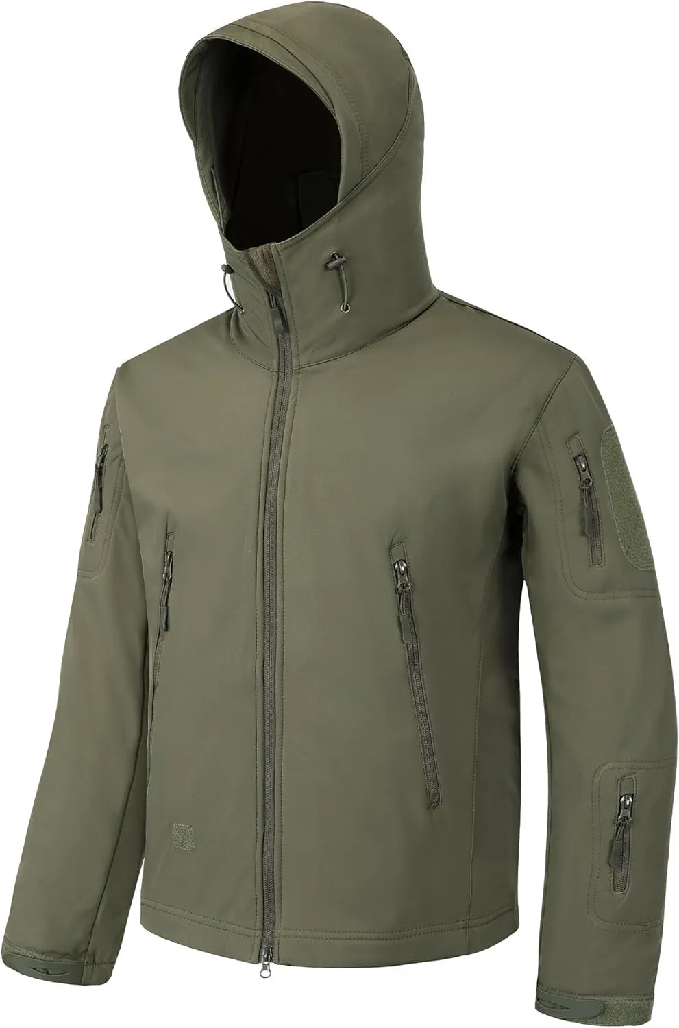 Men's Softshell Jacket Fleece Windproof Waterproof Thermal Tactical Coat Outdoor Jacket Hiking Camping