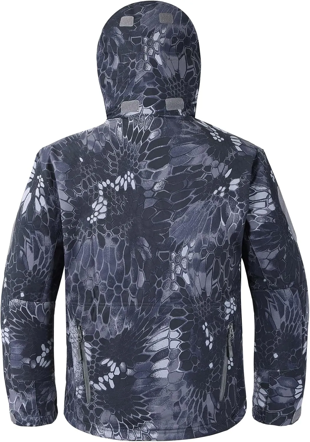 Men's Softshell Jacket Fleece Windproof Waterproof Thermal Tactical Coat Outdoor Jacket Hiking Camping