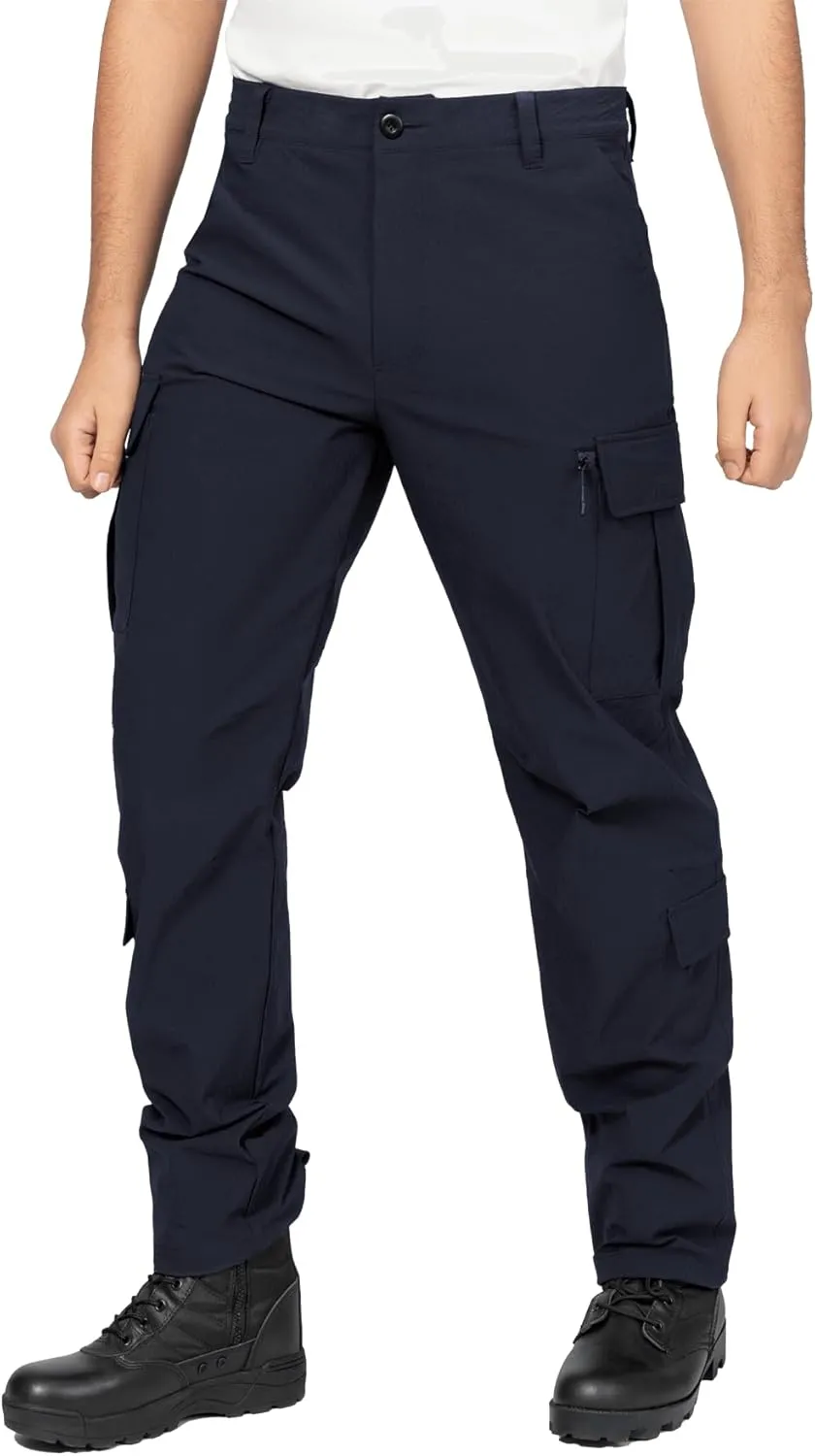 Men's Tactical Cargo Pants Ripstop Durable Stretch Waterproof Multi-Pocket Lightweight for Construction Work Hiking