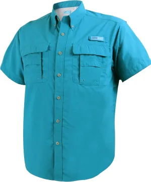 Men's UPF UV 50  Sun Protection Magellan Fishing SPF Camping Hiking Short Sleeve Shirts