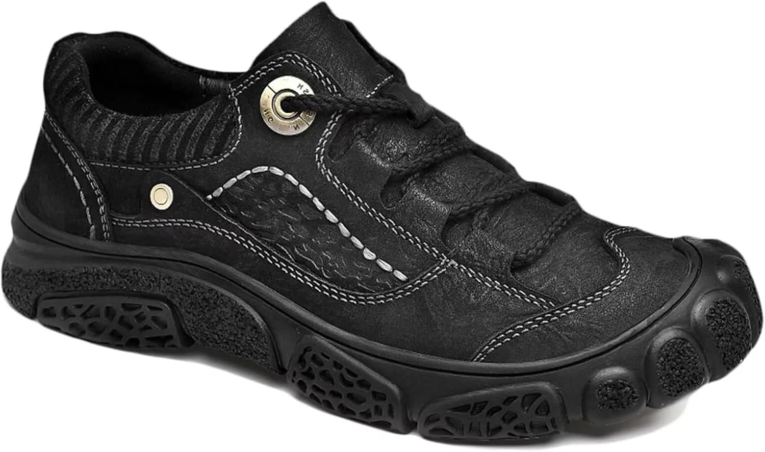 Mens Waterproof Low Rise Hiking Shoes Non Slip Trekking Outdoor Shoes Camping Climbing