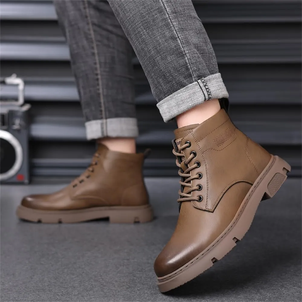 Mens Winter Snow Boots Water Resistant Warm Fur Lined Anti Slip Work Ankle Shoes Casual Lightweight Hiking Outdoor Trekking Boot