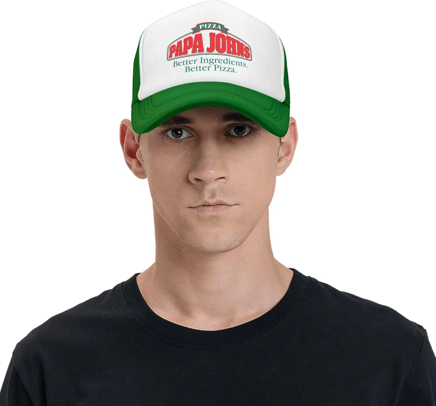 Men's Women's Logo Graphic Mesh Baseball Caps Adjustable Trucker Dad Caps Work Hat for Adult Unisex Women Men