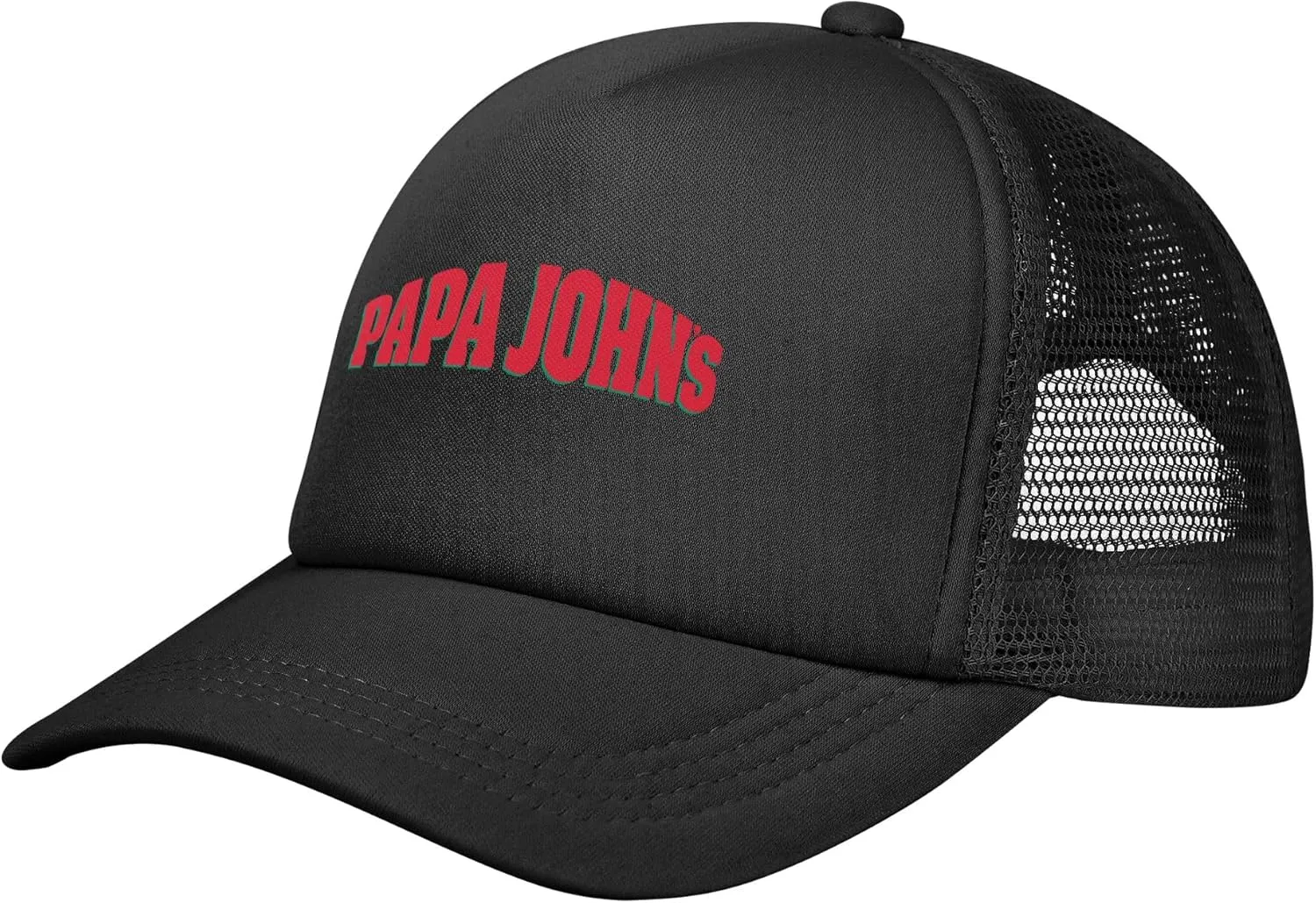 Men's Women's Logo Graphic Mesh Baseball Caps Adjustable Trucker Dad Caps Work Hat for Adult Unisex Women Men
