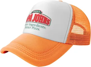 Men's Women's Logo Graphic Mesh Baseball Caps Adjustable Trucker Dad Caps Work Hat for Adult Unisex Women Men