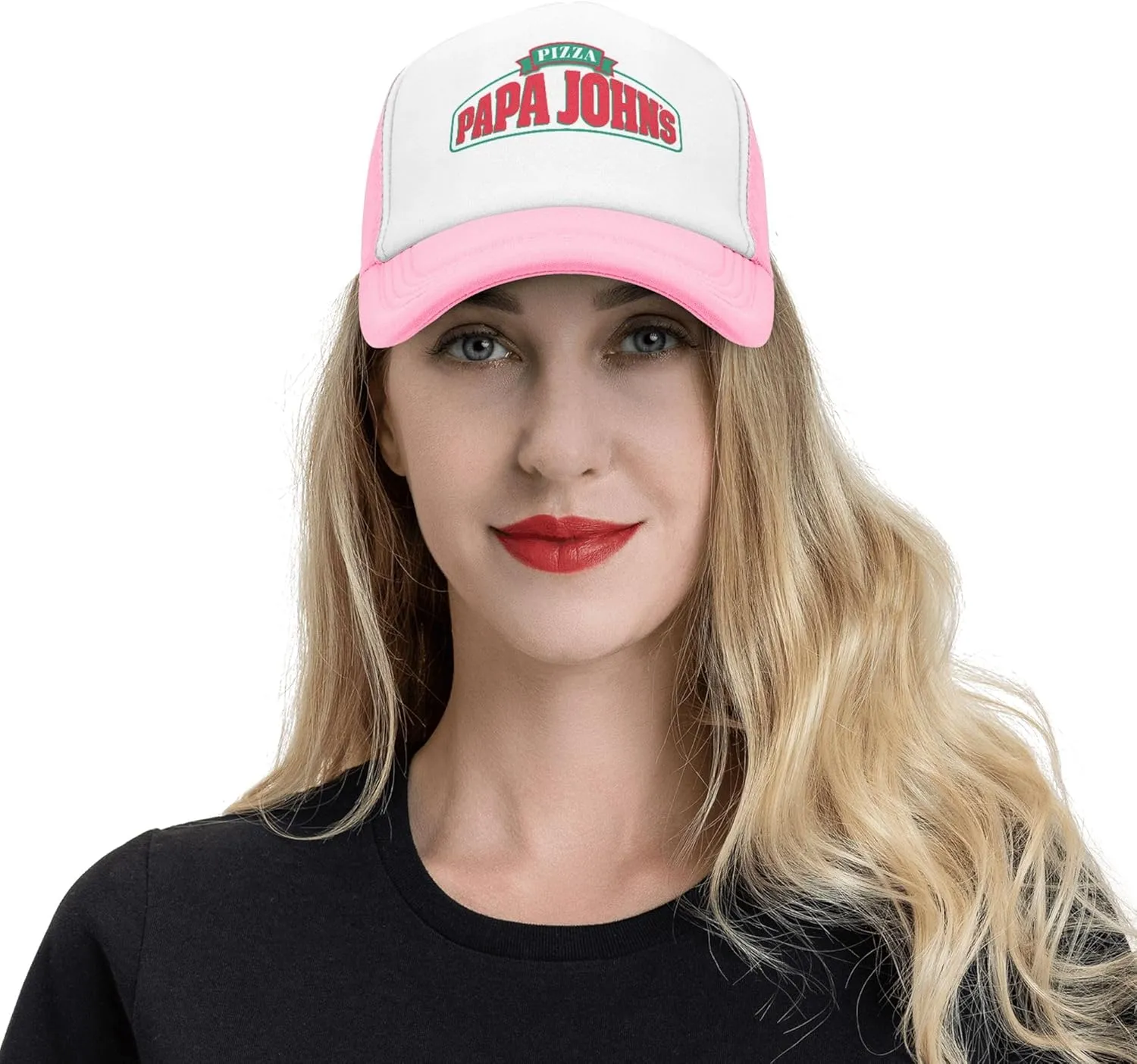 Men's Women's Logo Graphic Mesh Baseball Caps Adjustable Trucker Dad Caps Work Hat for Adult Unisex Women Men