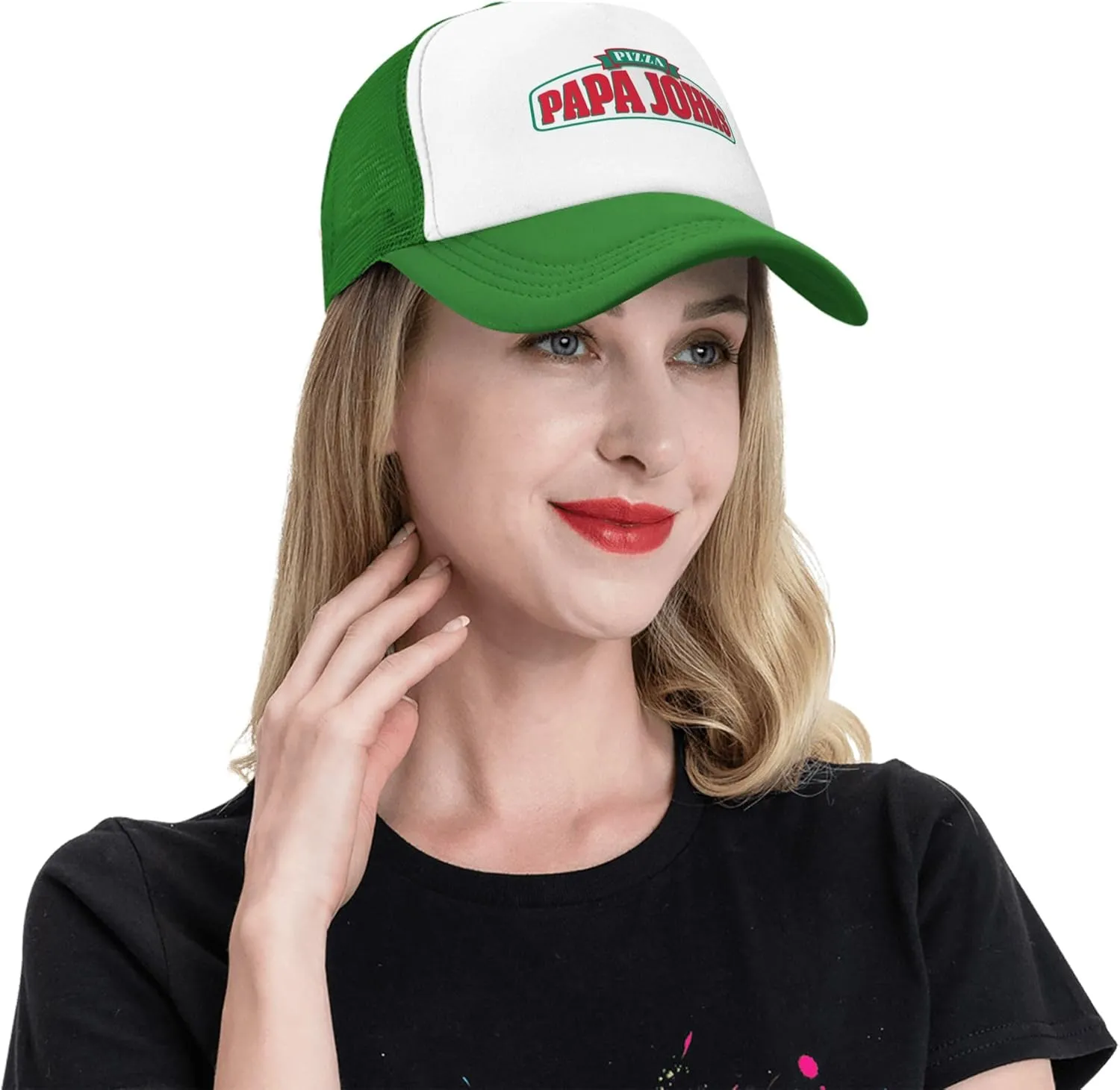 Men's Women's Logo Graphic Mesh Baseball Caps Adjustable Trucker Dad Caps Work Hat for Adult Unisex Women Men