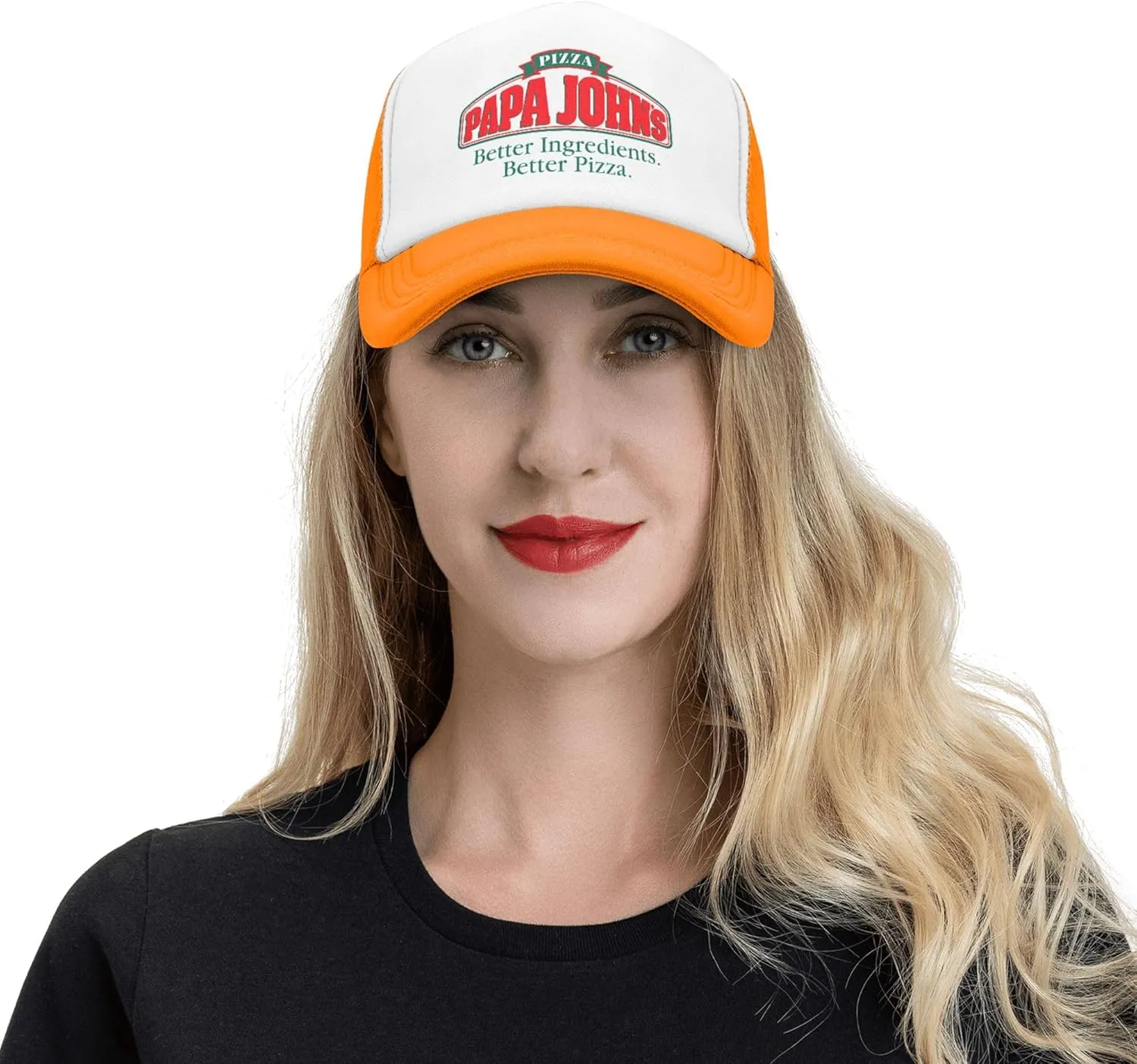 Men's Women's Logo Graphic Mesh Baseball Caps Adjustable Trucker Dad Caps Work Hat for Adult Unisex Women Men