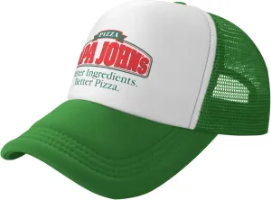 Men's Women's Logo Graphic Mesh Baseball Caps Adjustable Trucker Dad Caps Work Hat for Adult Unisex Women Men